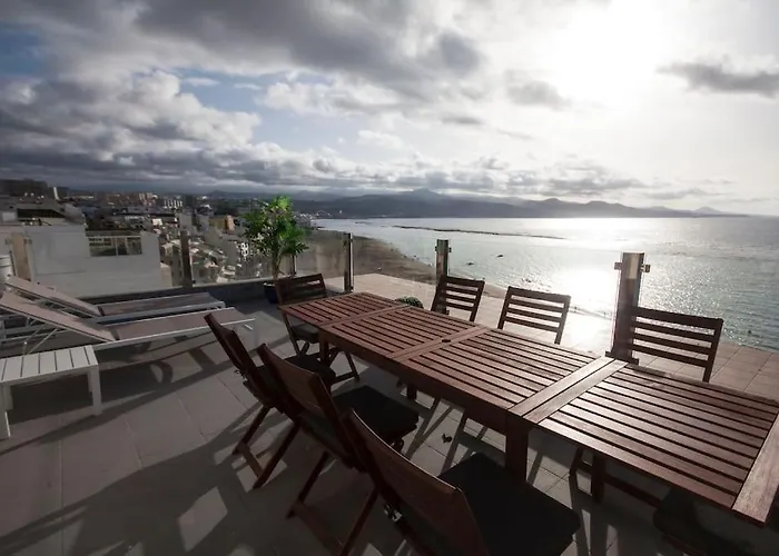 Terrace Penthouse Las Canteras Lejlighed